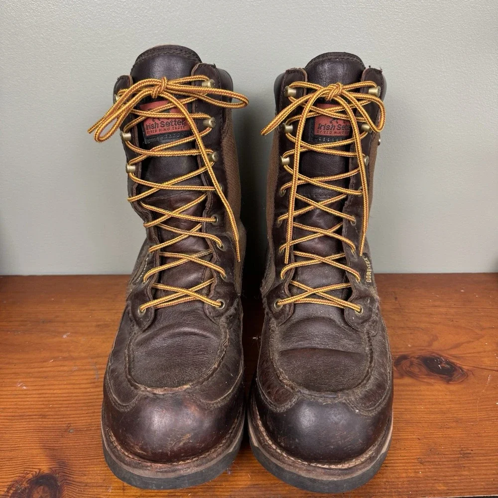 Vtg Irish Setter Ultraflex 854 Red Wing Wingshooter 11D‎ Gore-Tex Leather Boots